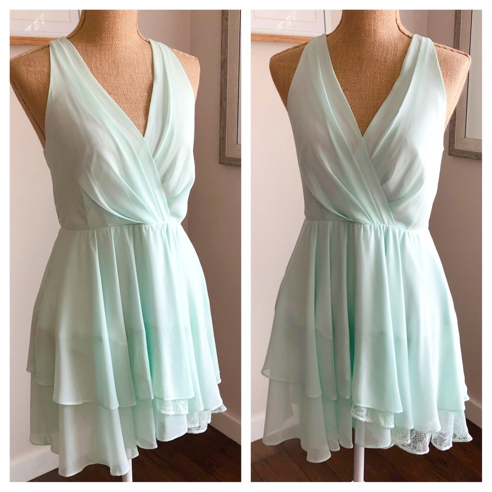 BCBGeneration Mint Green Mini Dress